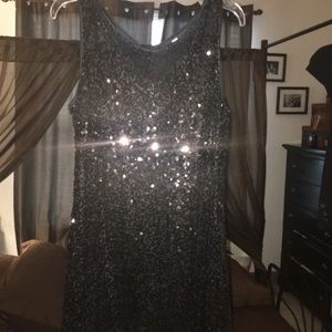H&M shimmer in the LBD Dress Corner